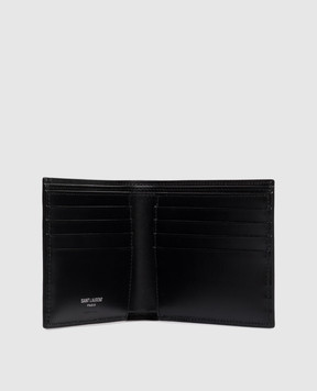 Saint Laurent Черный кожаный портмоне CASSANDRE 4532760SX0E