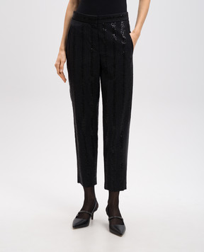 Brunello Cucinelli Серые брюки MB537P7177
