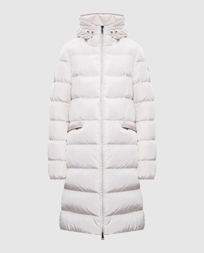 Moncler Белый пуховик Avocette J20931C00042539ZD