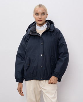 Brunello Cucinelli Синя пухова куртка MG5017852