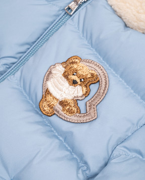 Moncler ENFANT Дитячий блакитний пуховик Kesimur K29511A00021597YW
