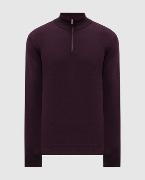 Cashmere&Whiskey Бордовый джемпер из кашемира MU8661312341R