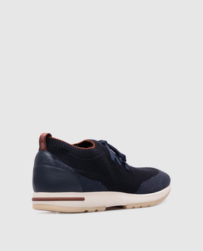 Loro Piana Синие снокеры Flexy Walk из шерсти FAI1540