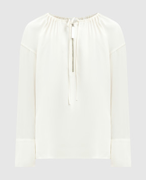 Helmut Lang Біла блуза з драпіруванням O02HW505