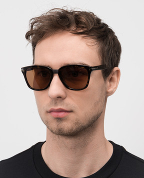 Tom Ford Коричневі сонцезахисні окуляри Graydon FT1213