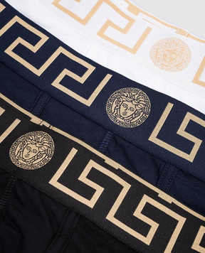 Versace Набор трусов-боксеров с брендовым узором. AU103261A10011