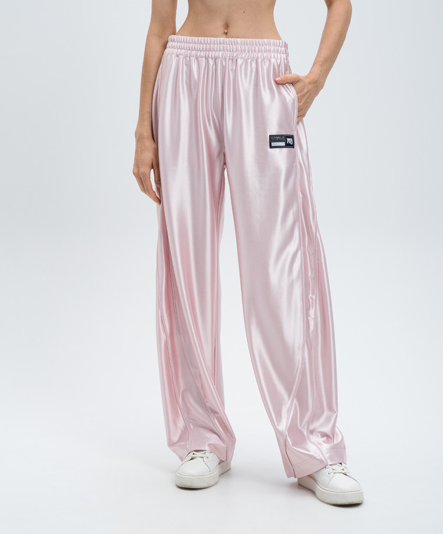 Alexander Wang Розовые спортивные штаны с логотипом 4CC3244367 изображение 3