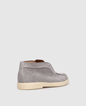 Santoni Сірі дезерти з нубука WUYA58458TISNPRX