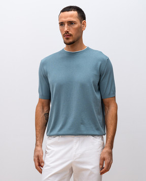 Canali Зеленая футболка MK02261C1050