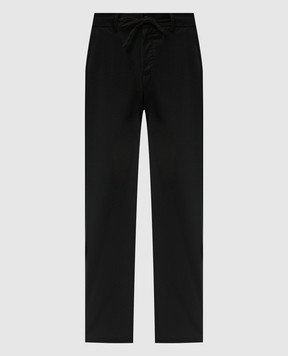 Canali Чорні штани з вовни AR03472V1659