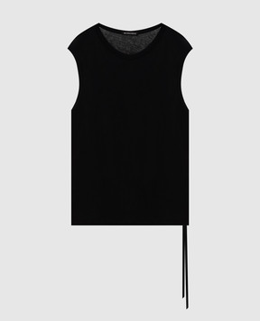 Ann Demeulemeester Черный топ Sunset Bleeding B0012541FA206