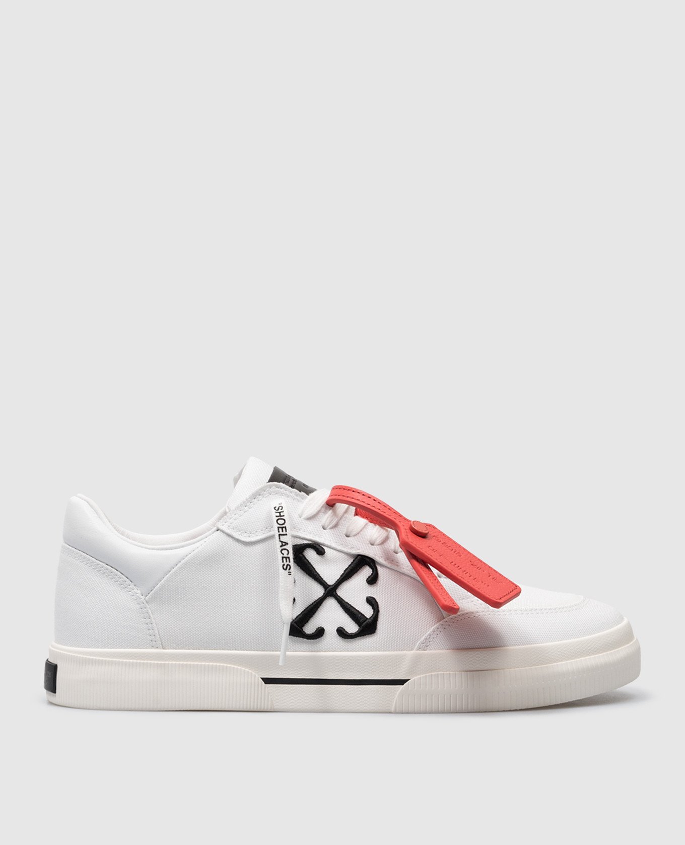 White sneakers with Arrow logo embroidery
