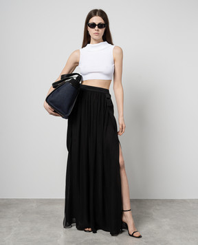 Max Mara Чорна спідниця JEDY із шовку JEDY