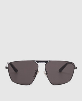 Balenciaga Чорні сонцезахисні окуляри Tag 2.0 Navigator 703445T0005