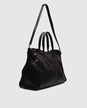 Balenciaga Чорна шкіряна дорожня сумка Le City 8103642ABEK