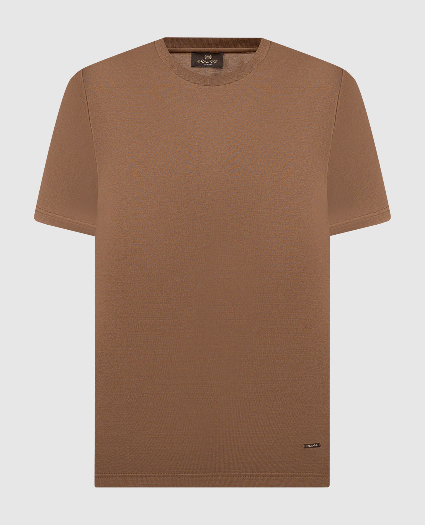 Brown t-shirt with logo