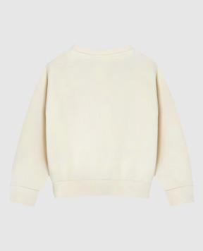 Versace Дитячий бежевий світшот Medusa Crest 10181951A14882