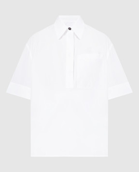 Jil Sander Біла блуза з нашивкою J40DL0134J45127