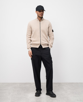 Stone Island Чорні карго зі знімним патчем логотипа K1S153100008S00F1