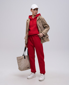 Mackage Бежева куртка KAORI-LVS з баскою KAORILVS