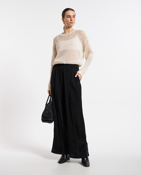 Jil Sander Бежевий джемпер із шовку J02GP0209J16135