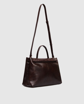 Bottega Veneta Коричнева шкіряна сумка Ciao Ciao 817231V5RG0