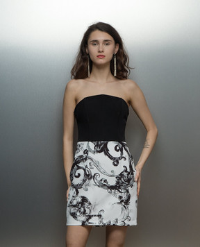 Versace Jeans Couture Сукня міні з принтом Watercolour 76HAO902NS403