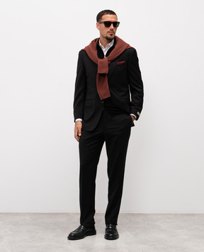 Canali Черный костюм из шерсти AR025231228019