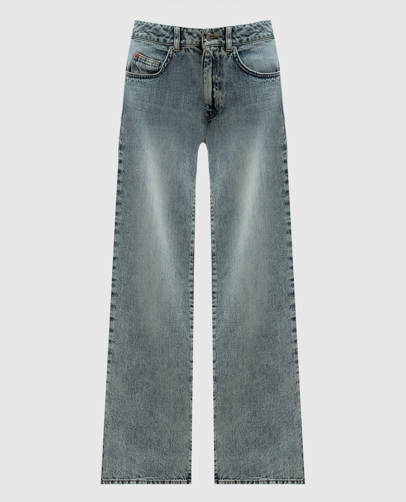 

Синие джинсы клеш Re-Edit Bootcut FIACRE с шопером, Синий, Джинсы клеш