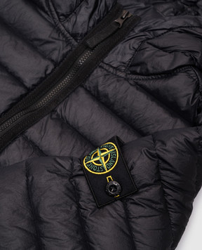 Stone Island Дитячий синій стьобаний пуховик з патчем логотипа K1S164100011S00244