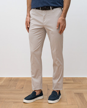 Brunello Cucinelli Серые чиносы M289LI1770