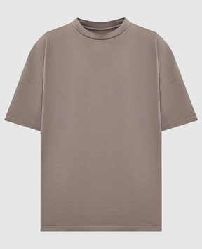 Fear of God Бежева футболка з нашивкою логотипа FGE250520VISw