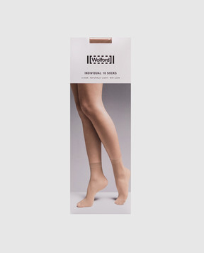 Wolford Бежеві шкарпетки 10 den 41260