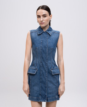 Max Mara Sportmax Синее джинсовое платье CARABO CARABO