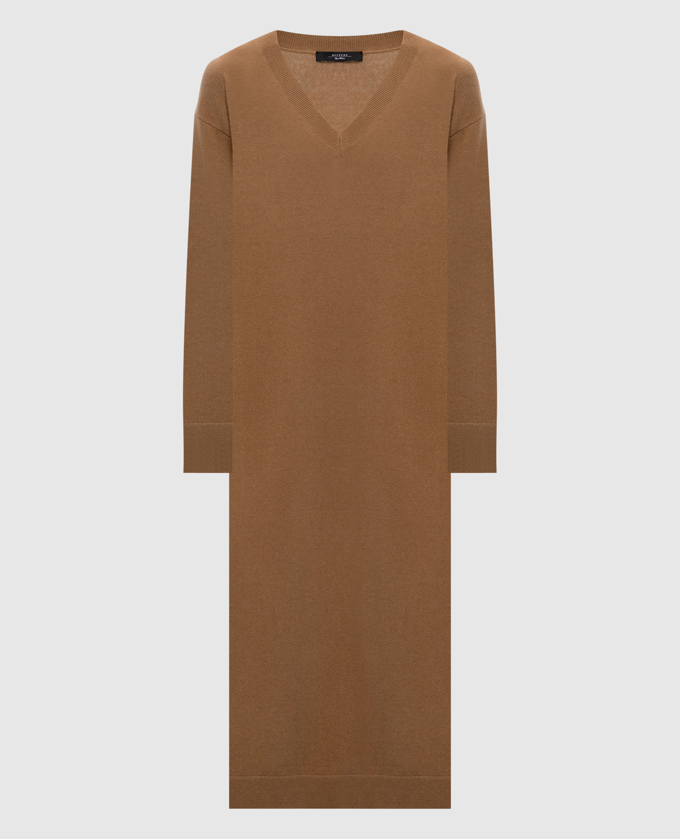 

Коричневое платье ZENITH в шерсти и кашемире, Коричневый, Повседневные платья