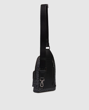 Dolce&Gabbana Черная сумка слинг с логотипом BM2295AJ705