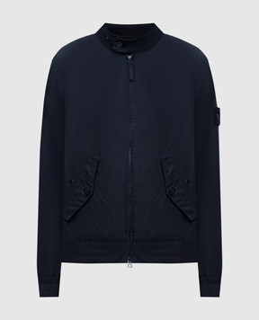Stone Island Синяя куртка с патчем логотипа K1S154100026S00F1