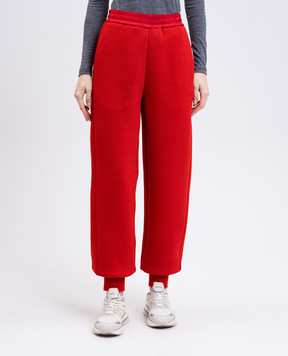 Jil Sander Червоні джогери з вовною J02KA0343J20318