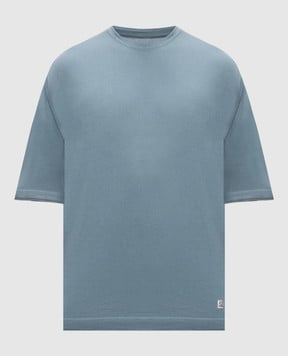 C.P. Company Синя футболка з нашивкою логотипа MKN075A004037A