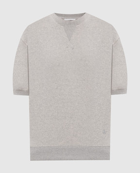 Jil Sander Серый меланжевый свитшот J40GC0137J20010