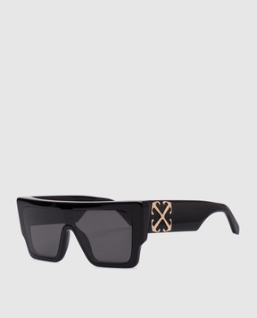 Off-White Чорні сонцезахисні окуляри Marion OERI14FS25PLA001