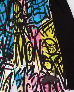 Sprayground Детские черные шорты Street Art SPY1218E