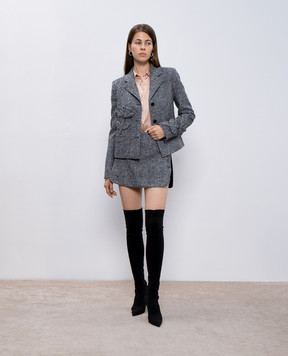 Ermanno Scervino Бежева блуза із шовку D452K715OEL