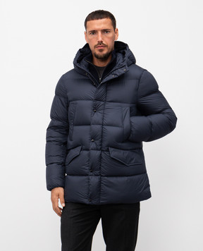 Woolrich Синий пуховик с логотипом CFWOOU2087MRUT2635