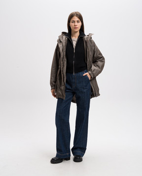 Max Mara Weekend Синие джинсы карго DAVINA с логотипом DAVINA