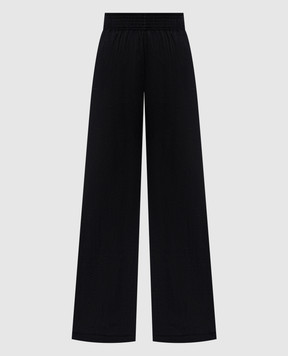 Ermanno Scervino Черные брюки из льна D464P301NZM