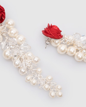 Magda Butrym Сережки Rosedrop зі сріблом EARRINGS05905524