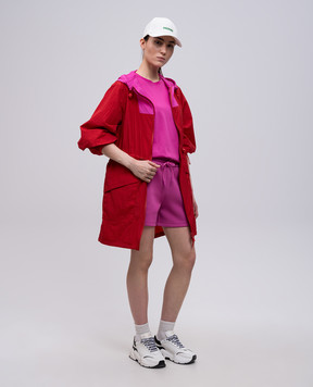 Mackage Червона вітровка ALYSTER з логотипом ALYSTER