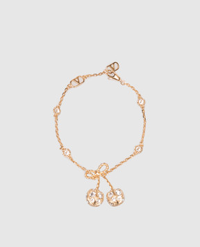 Valentino Золотистий браслет з Cherryfic з кристалами Swarovski 7W0J0BD0YCW