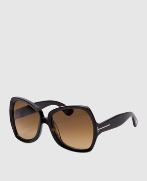 Tom Ford Коричневі сонцезахисні окуляри Jerry FT1222
